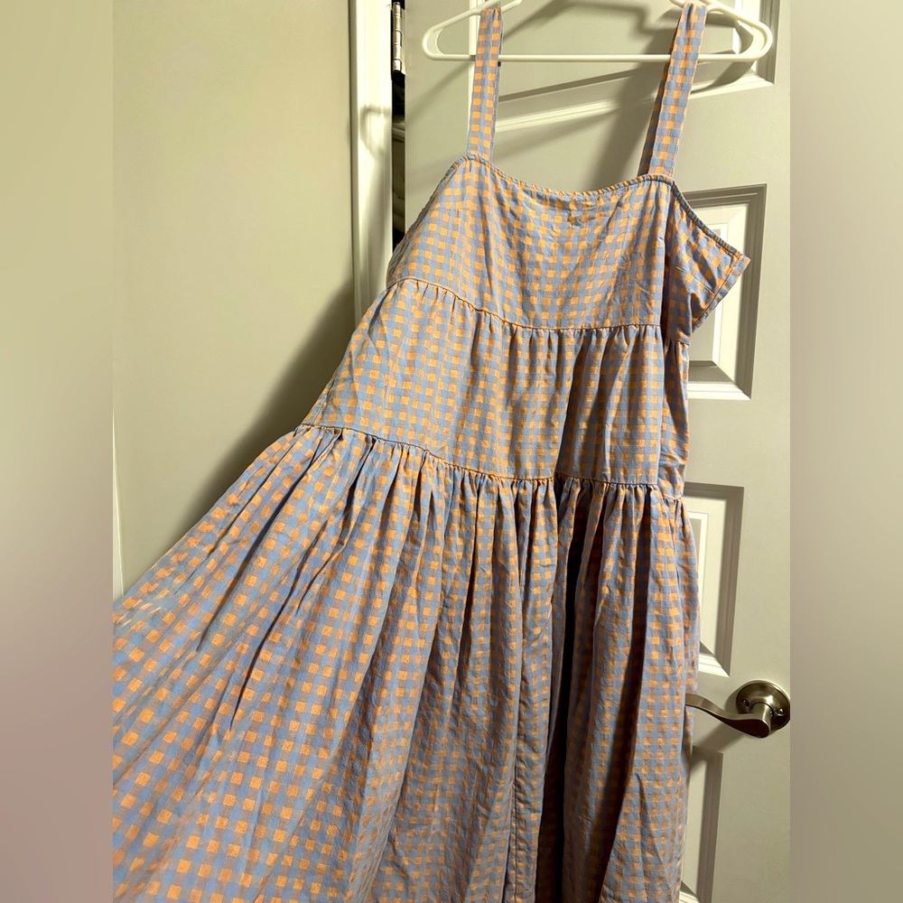 Gingham Maxi Dress